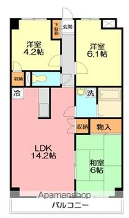 プロミネント【1階】の間取り