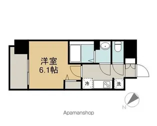 アステリ鶴舞トゥリア(ツルマイ)【4階】の間取り