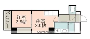 さくらヒルズ大黒町【8階】の間取り