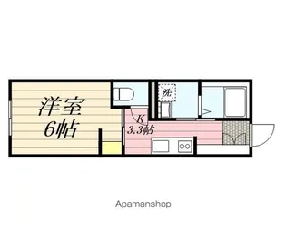 クランク小郡【1階】の間取り
