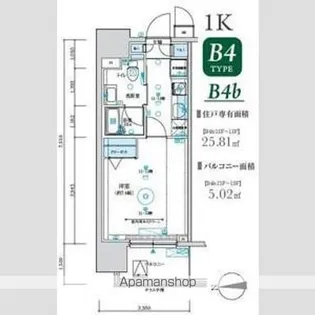 MAXIV八王子TRE【12階】の間取り