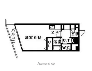 サテラ北34条【602号室】の間取り