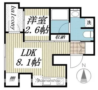 パークルール神田司町ロンド【4階】の間取り