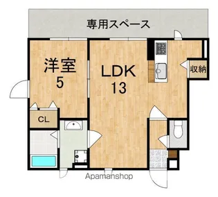 アモローソ【1階】の間取り