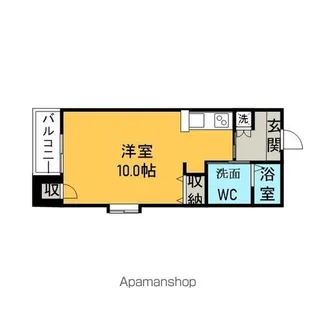 マンションコーシン駅前【503号室】の間取り