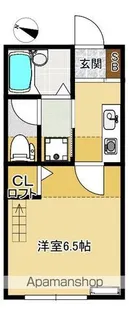 ハートランド蛇田Ⅲ【205号室】の間取り