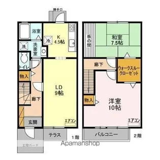 ニューレジデンス【1階】の間取り
