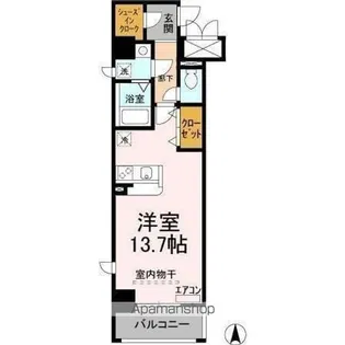 リュージュ【5階】の間取り
