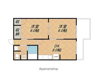 メゾン今村【101号室】の間取り