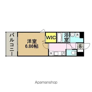 ネストピア天神東【4階】の間取り