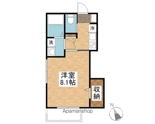 カルパ【201号室】の間取り