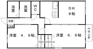 アーバン日向【101号室】の間取り