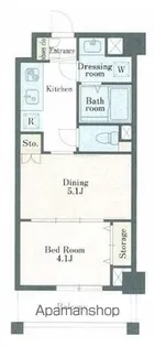 デュオステージ大塚【4階】の間取り