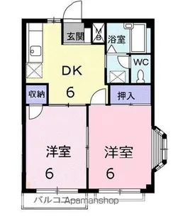 西原エルディム【2階】の間取り