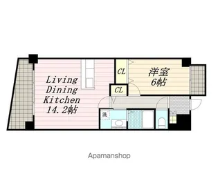 SANKOO MINAMI(サンコーミナミ)【5階】の間取り