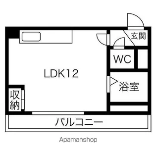 WEST CANAL【6階】の間取り