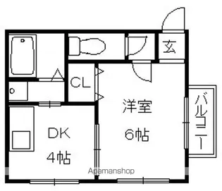 ライフステージ村田7【202号室】の間取り
