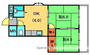 M’PLAZA津田駅前弐番館【3階】の間取り
