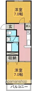 アグレアーブル.【2階】の間取り
