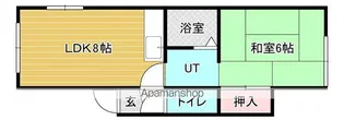 なかよしハイツA【3階】の間取り