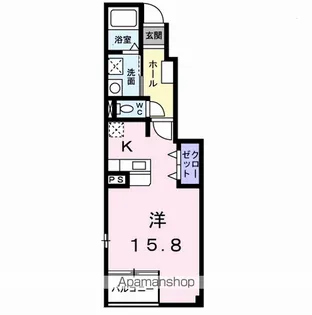 コロレカーサA【101号室】の間取り
