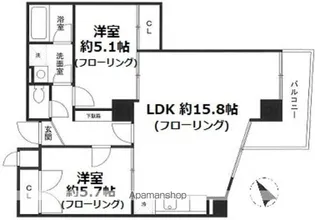 アムール【5階】の間取り