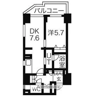 CASSIA車道【4階】の間取り