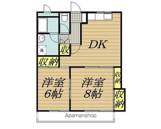 サニーハイツ【2階】の間取り