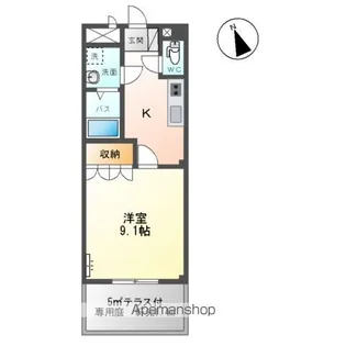 アバンテ・コオリ駅前【1階】の間取り