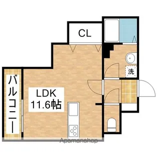 サンドリヨンゴキソ【1階】の間取り