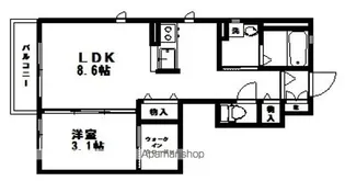 ネイビーハウス【1階】の間取り