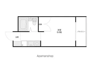 メゾンソレイユ野々市【306号室】の間取り