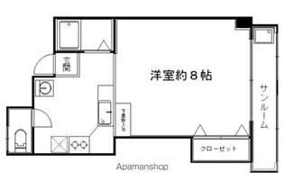 葛城マンション【311号室】の間取り