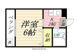 オイゼンビル【3階】の間取り