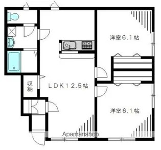 ロッテンハイム【102号室】の間取り