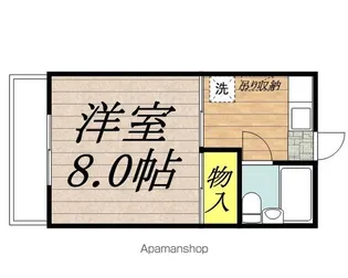 クリスタルマンション【411号室】の間取り