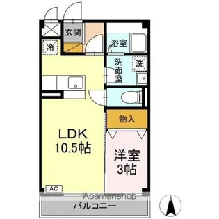 クレールハイム【2階】の間取り