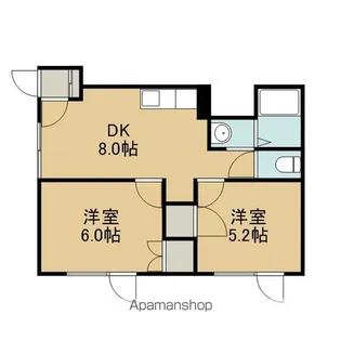 パークハイツ稲穂【101号室】の間取り