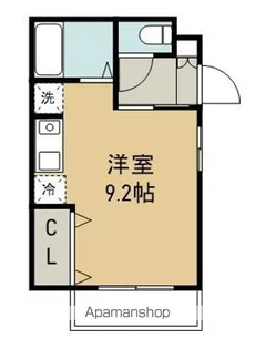 ベルシティ五橋【9階】の間取り