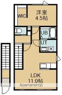 GLAYS白鳥【2階】の間取り