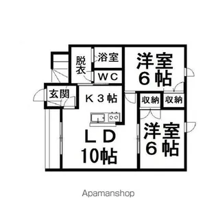 グレイス小泉Ⅰ【2階】の間取り