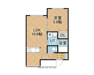 ピースハーモニー江別4−6【4階】の間取り