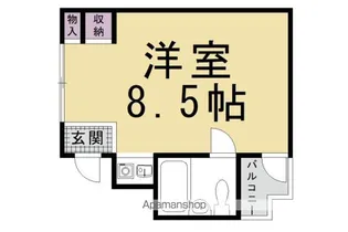 DETOMー1京大前【208号室】の間取り