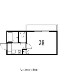 フレクション大工町【105号室】の間取り