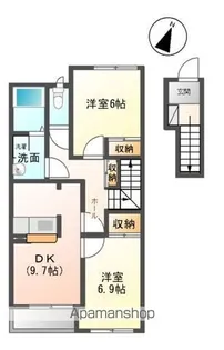 エルフ・フォレスト【2階】の間取り