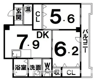 マンションふるさと館【503号室】の間取り