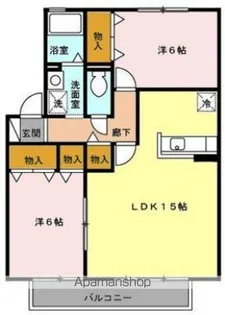 メルベーユ光【2階】の間取り