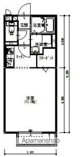 ヴィラタッツミー【1階】の間取り