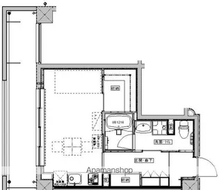 PAL CITY【405号室】の間取り