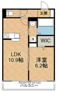 ブレッシア石神井公園【1階】の間取り